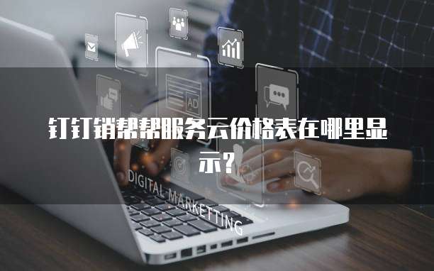 钉钉销帮帮服务云价格表在哪里显示？