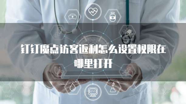 钉钉魔点访客返利怎么设置权限在哪里打开