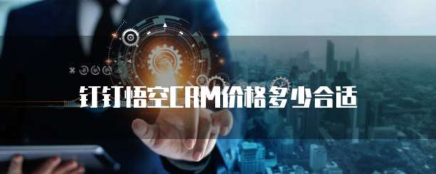 钉钉悟空CRM价格多少合适
