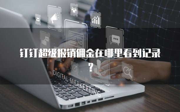 钉钉超级报销佣金在哪里看到记录?