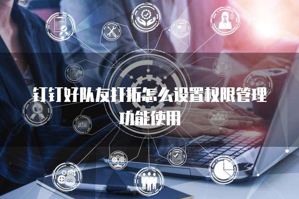钉钉好队友打折怎么设置权限管理功能使用