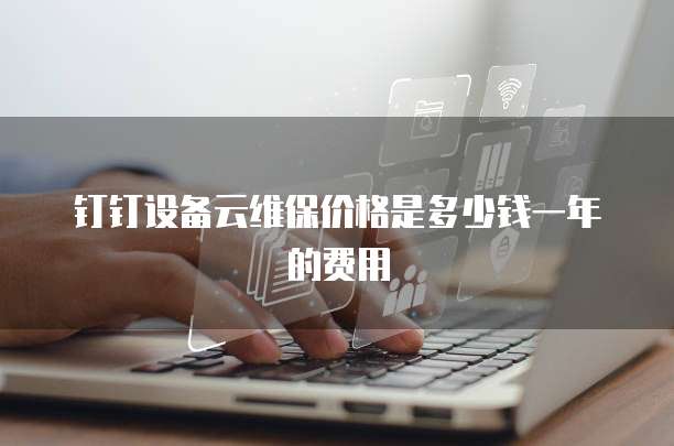 钉钉设备云维保价格是多少钱一年的费用