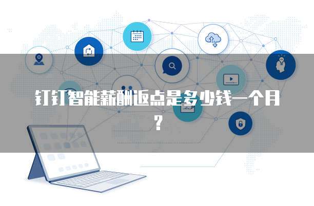 钉钉智能薪酬返点是多少钱一个月？