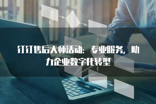钉钉售后大师活动:专业服务,助力企业数字化转型