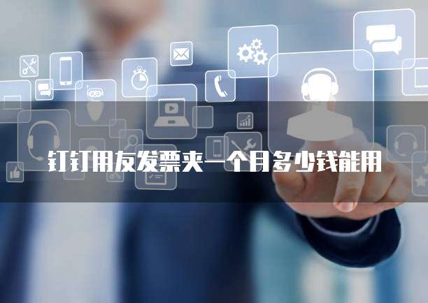 钉钉用友发票夹一个月多少钱能用