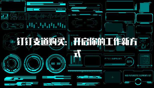 钉钉支道购买：开启你的工作新方式