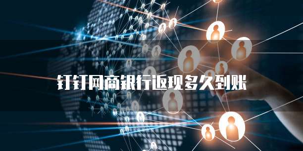 钉钉网商银行返现多久到账