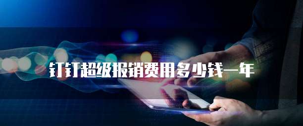 钉钉超级报销费用多少钱一年