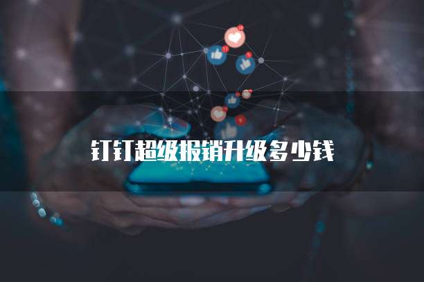 钉钉超级报销升级多少钱