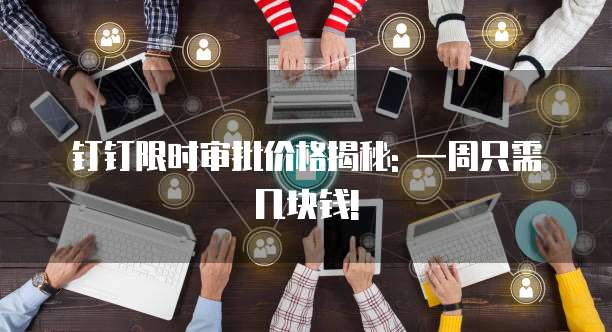 钉钉限时审批价格揭秘: 一周只需几块钱!