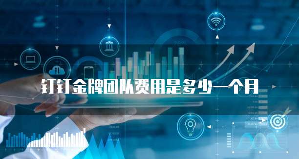 钉钉金牌团队费用是多少一个月