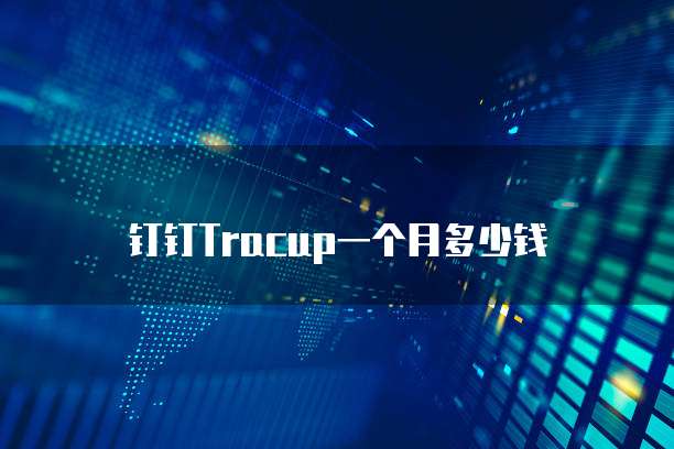 钉钉Tracup一个月多少钱