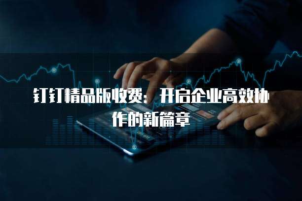钉钉精品版收费：开启企业高效协作的新篇章