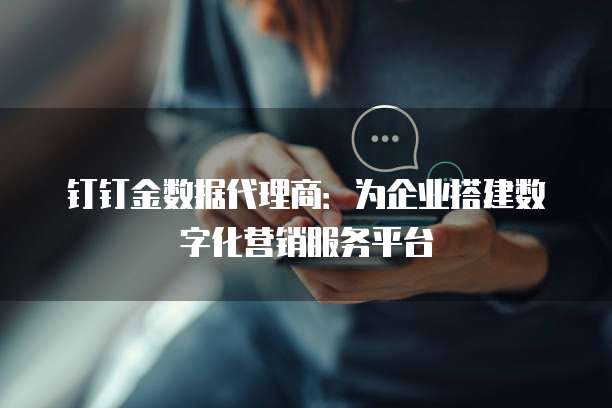 钉钉金数据代理商：为企业搭建数字化营销服务平台