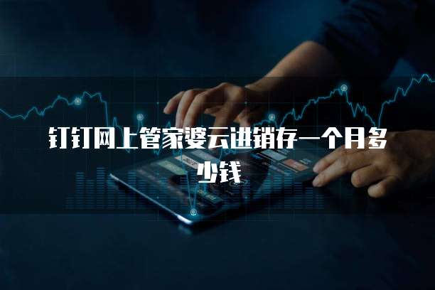 钉钉网上管家婆云进销存一个月多少钱