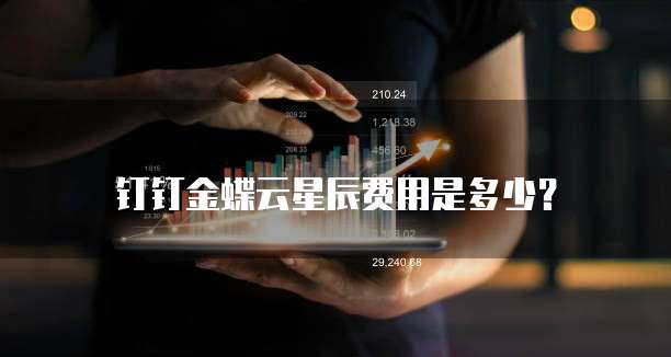 钉钉金蝶云星辰费用是多少？