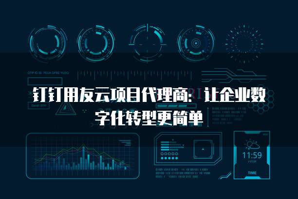 钉钉用友云项目代理商:让企业数字化转型更简单