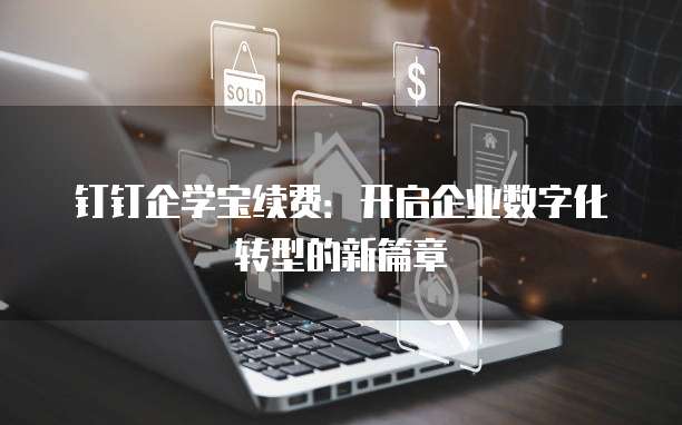 钉钉企学宝续费:开启企业数字化转型的新篇章