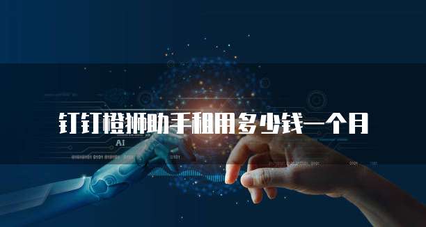 钉钉橙狮助手租用多少钱一个月