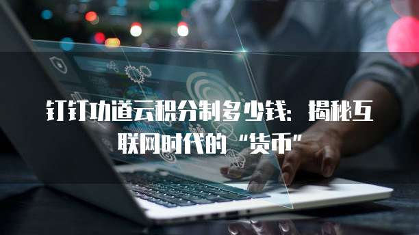 钉钉功道云积分制多少钱:揭秘互联网时代的“货币”