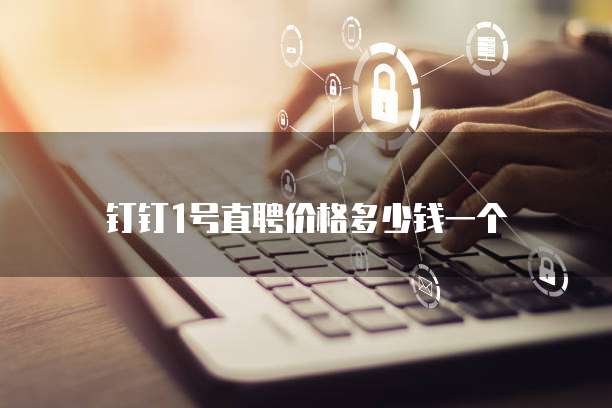 钉钉1号直聘价格多少钱一个
