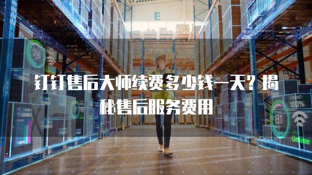 钉钉售后大师续费多少钱一天？揭秘售后服务费用