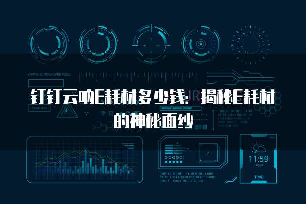 钉钉云呐E耗材多少钱：揭秘E耗材的神秘面纱