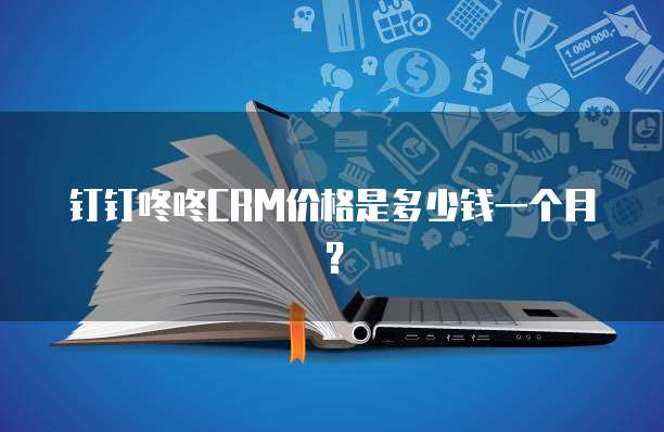 钉钉咚咚CRM价格是多少钱一个月？