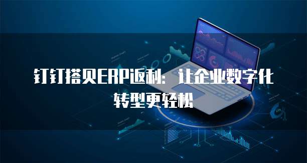钉钉搭贝ERP返利:让企业数字化转型更轻松