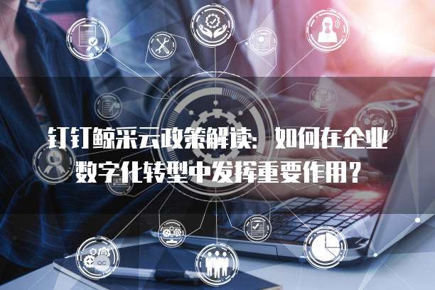 钉钉鲸采云政策解读:如何在企业数字化转型中发挥重要作用?
