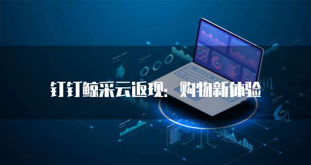 钉钉鲸采云返现：购物新体验