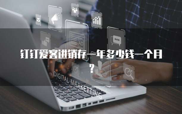 钉钉爱客进销存一年多少钱一个月？
