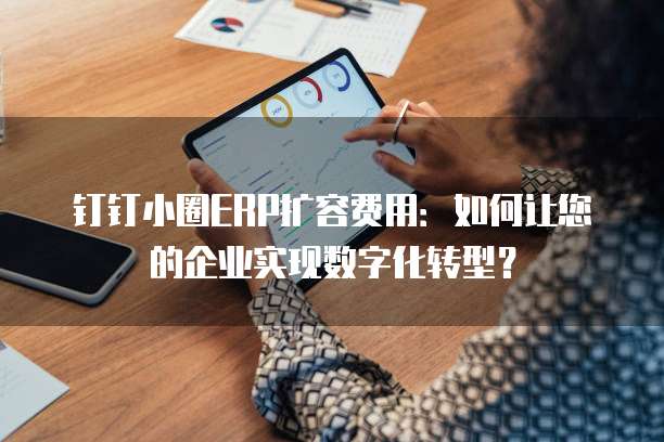 钉钉小圈ERP扩容费用:如何让您的企业实现数字化转型?