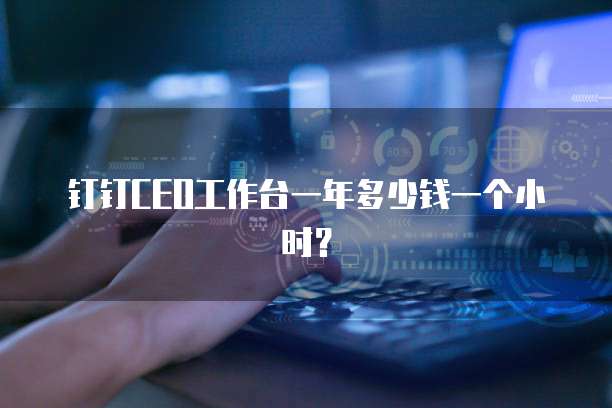 钉钉CEO工作台一年多少钱一个小时?