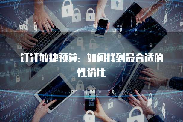 钉钉敏捷预算：如何找到最合适的性价比