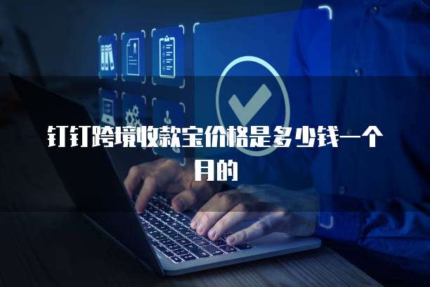 钉钉跨境收款宝价格是多少钱一个月的