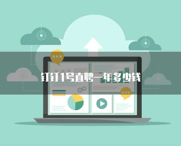 钉钉1号直聘一年多少钱