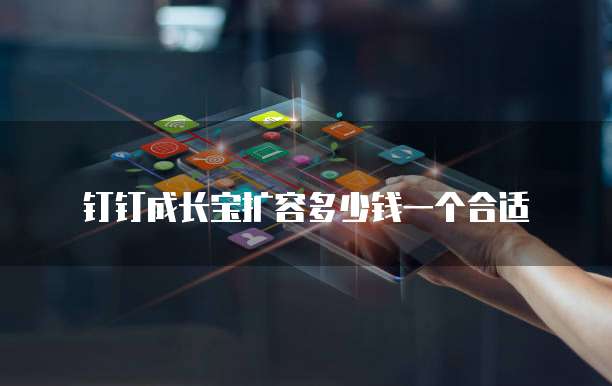 钉钉成长宝扩容多少钱一个合适