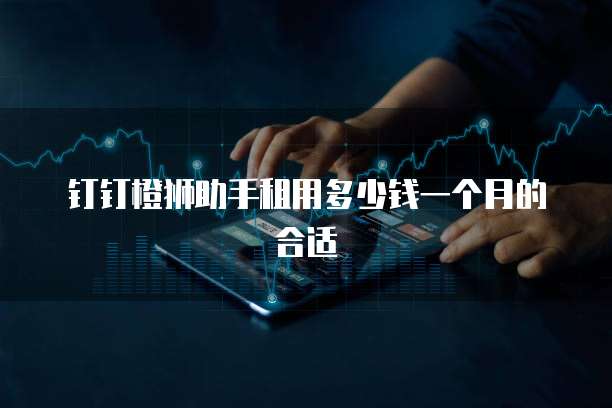 钉钉橙狮助手租用多少钱一个月的合适