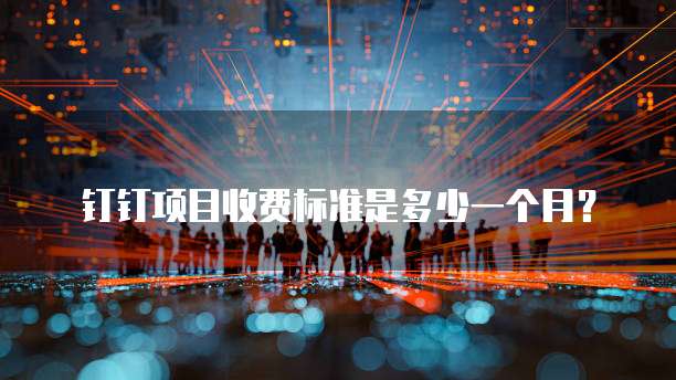 钉钉项目收费标准是多少一个月?