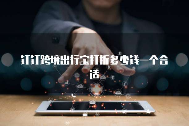 钉钉跨境出行宝打折多少钱一个合适