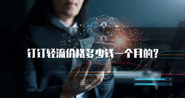 钉钉轻流价格多少钱一个月的?