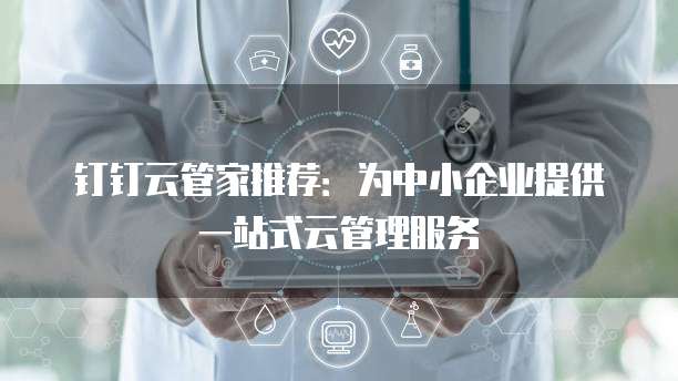 钉钉云管家推荐:为中小企业提供一站式云管理服务