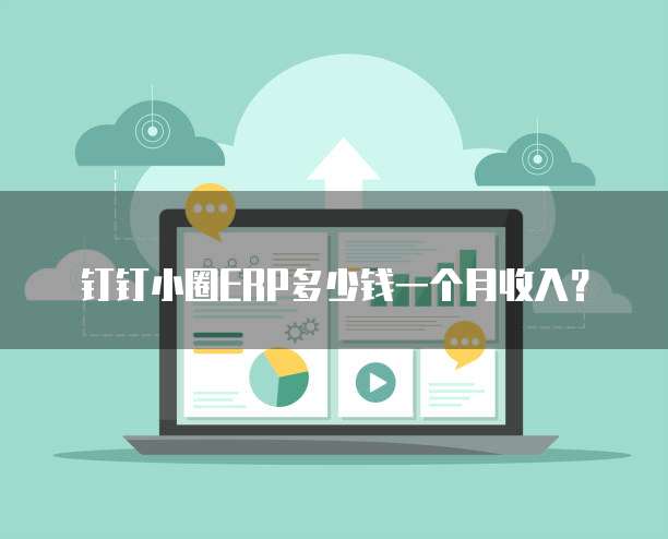 钉钉小圈ERP多少钱一个月收入?