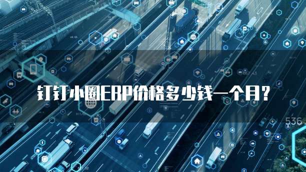 钉钉小圈ERP价格多少钱一个月?