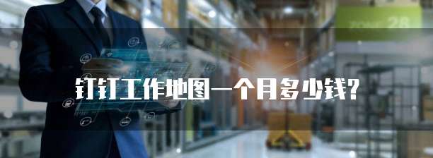 钉钉工作地图一个月多少钱？