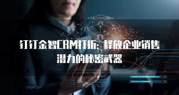 钉钉金智CRM打折: 释放企业销售潜力的秘密武器