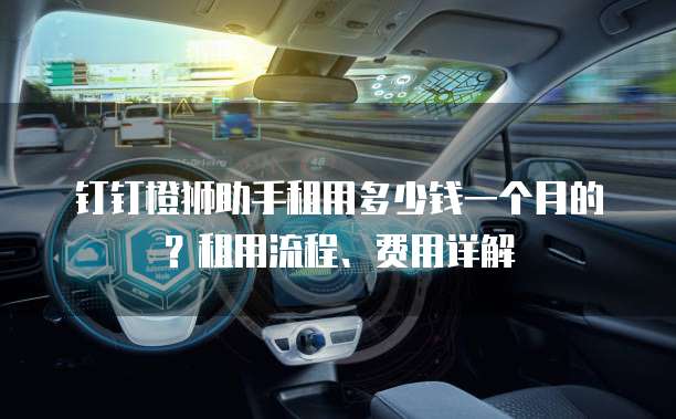 钉钉橙狮助手租用多少钱一个月的?租用流程、费用详解