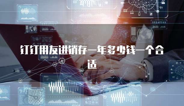 钉钉用友进销存一年多少钱一个合适