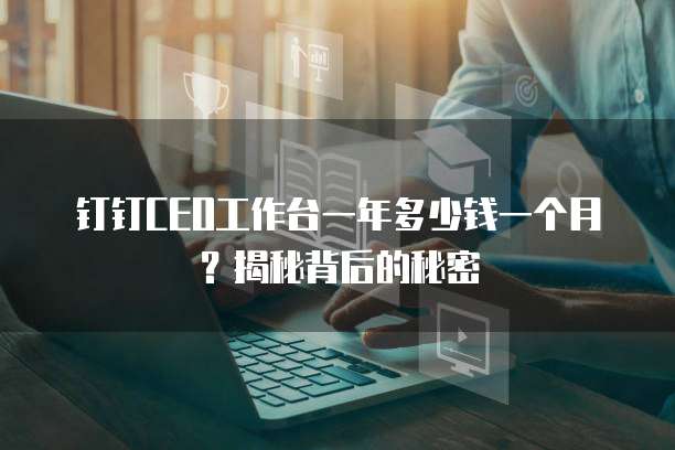 钉钉CEO工作台一年多少钱一个月?揭秘背后的秘密